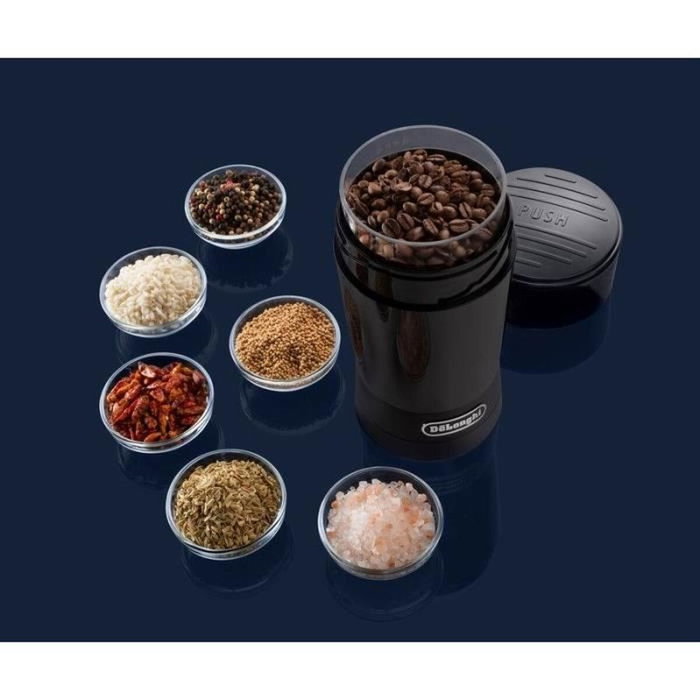 De'Longhi KG 200 Moulin à café Noir, 90 g