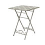Basics Table pliante bistro Marrakech en métal et mosaïque pour extérieur 58 x 58 x 76 cm