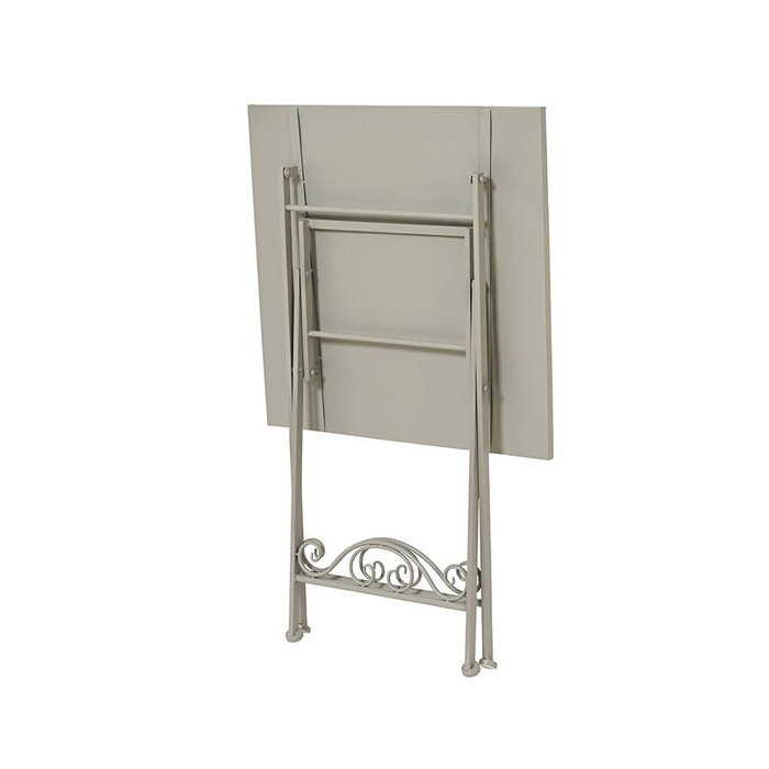 Basics Table pliante bistro Marrakech en métal et mosaïque pour extérieur 58 x 58 x 76 cm