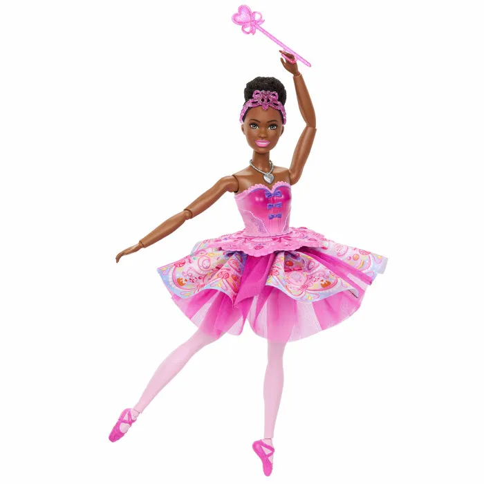 Mattel Barbie Poupée Dragée dans Casse-Noisette avec tutu transformable Mattel Barbie Poupée Dragée dans Casse-Noisette avec tutu transformable