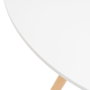 BigBuy Home Table Ronde Blanc Naturel