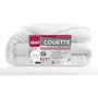 Abeil Couette Chaude Douceur Auvergnate 400 g/m² 140 x 200 cm 1 Personne - Enveloppe Microfibre Polyester - Lavable Machine - Fabriqué en France
