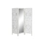 Paravent Home ESPRIT Blanc Bois de manguier Miroir 152 x 2 x 182 cm