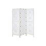Paravent Home ESPRIT Blanc Bois de manguier Miroir 152 x 2 x 182 cm