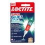 Loctite Super glue-3 Gel Repositionnable 3 g - Adhésif Instantané Transparent Cyanoacrylate