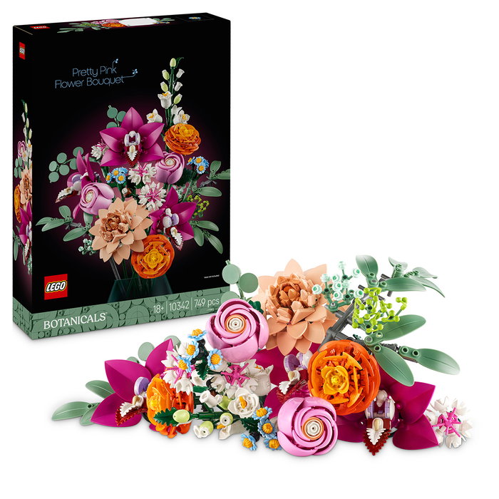 LEGO Botanicals Ramo de Flores Fantasía en Rosa 10342 LEGO Botanicals Ramo de Flores Fantasía en Rosa 10342
