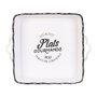 Cook Concept Plat carré avec anses 25x25 cm Plats Gourmands
