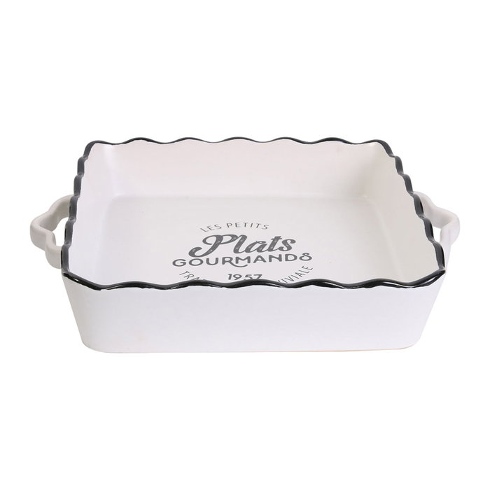 Cook Concept Plat carré avec anses 25x25 cm Plats Gourmands