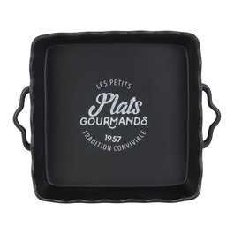 Cook Concept Plat carré avec anses 25x25 cm Plats Gourmands
