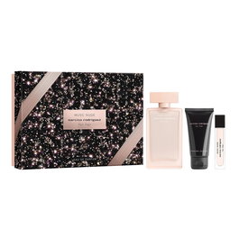 Narciso Rodriguez Coffret Parfum Femme Musc Nude : Eau de Parfum 100 ml + Eau de Parfum 10 ml + Lotion Hydratante pour le Corps 50 ml