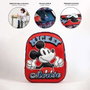 Cerdá Mochila Infantile 3D Mickey - Sac à dos enfant pour école (3 ans et plus) - Dimensions 25.0 x 31.0 x 10.0 cm - Rouge