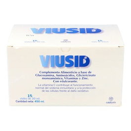 CATALYSIS VIUSID 15 ampoules