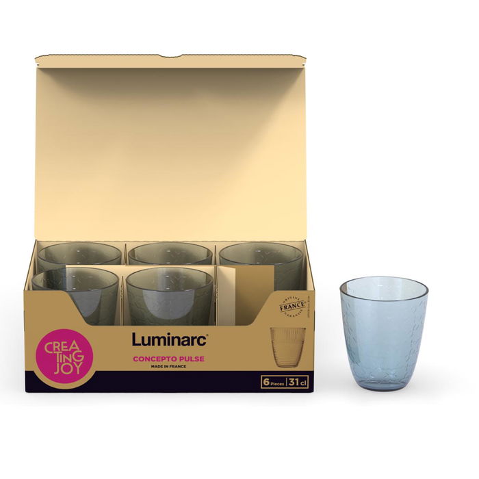 Vaso Alto Vidro Eco Concepto Luminarc 31 cL (6 Unidades) Vaso Alto Vidro Eco Concepto Luminarc 31 cL (6 Unidades)