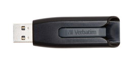 Verbatim Clé USB Store 'n' Go V3 de 64 Go USB 3.0 avec Fermeture Coulissante et Protection du Connecteur