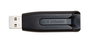 Verbatim Clé USB Store 'n' Go V3 de 64 Go USB 3.0 avec Fermeture Coulissante et Protection du Connecteur