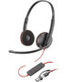 Poly Blackwire 3220 Casque Stéréo USB-C Noir
