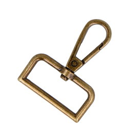 Innspiro Mosquetón Anilla Rectangular Zamak Oro Viejo 30 mm (Lot de 5)</html>