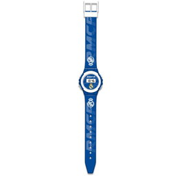 KIDS LICENSING - Montre digitale Real Madrid officielle avec bracelet, dimensions 285 x 75 x 20 mm et poids 26 g, pour enfants et fans de football