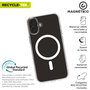 Muvit Recycletek Coque Apple iPhone Transparente Compatible MagSafe Matière Recyclée