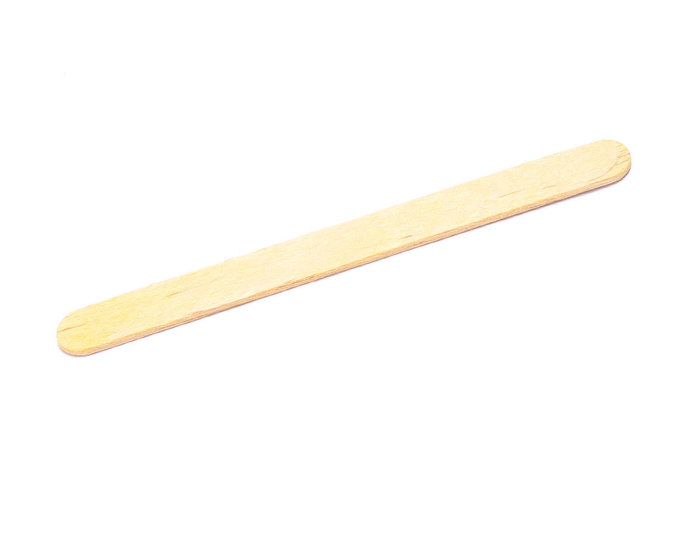 Innspiro Bâtonnets de polo en bois standard jaune 114x10x2mm, 50u.