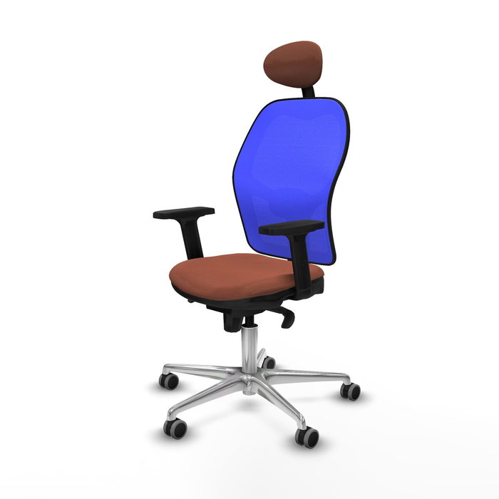 Piqueras y Crespo Chaise de Bureau 2D086G1 Bleu Marron
