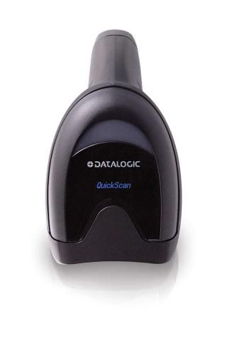 Datalogic QM2500 Kit scanner code-barres mobile 2D sans fil 433 MHz avec station de charge USB, couleur noir