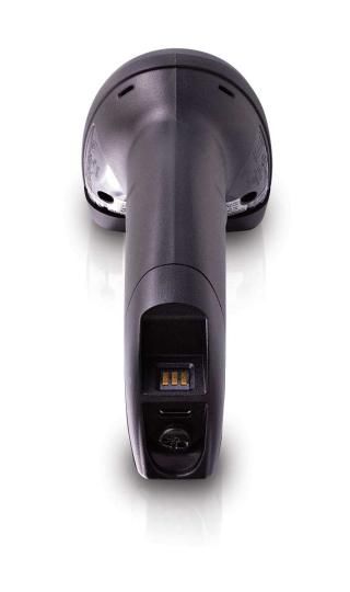 Datalogic QM2500 Kit scanner code-barres mobile 2D sans fil 433 MHz avec station de charge USB, couleur noir