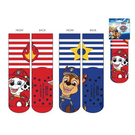 Cerdá Chaussettes Anti-Dérapantes avec Applications Paw Patrol pour Enfants - Taille Unique Chaussure 31-34 - Licencié - Multicolore