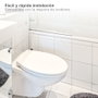 Gifont Abattant de WC universel en PP avec fermeture progressive