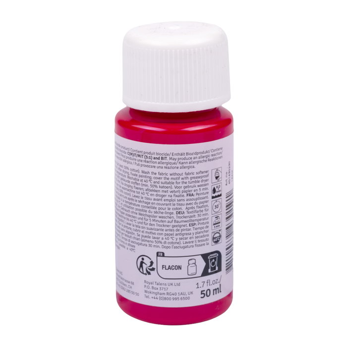 Talens Art Creation Peinture Textile Rouge Puissance 50 ml Talens Art Creation Peinture Textile Rouge Puissance 50 ml