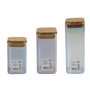 Fackelmann Set de 3 boîtes de conservation Tasty Green Vert