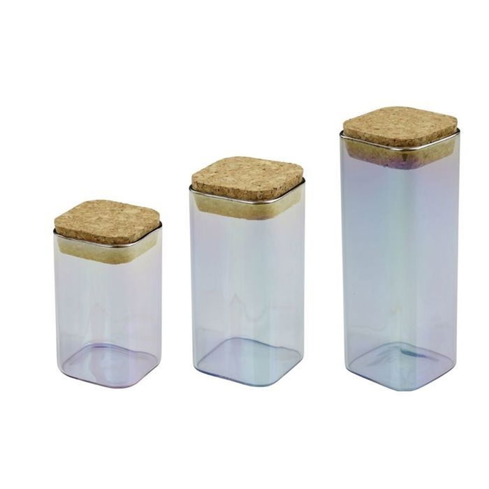 Fackelmann Set de 3 boîtes de conservation Tasty Green Vert Fackelmann Set de 3 boîtes de conservation Tasty Green Vert