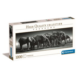 Clementoni Puzzle 1000 Pièces Manada De Gigantes 39833 pour Adultes - Dimensions Assemblé : 98 x 33 cm