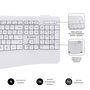 clavier et souris Subblim SUBKBC-DCOPW1 Blanc Espagnol Espagnol Qwerty QWERTY