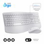 clavier et souris Subblim SUBKBC-DCOPW1 Blanc Espagnol Espagnol Qwerty QWERTY