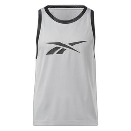 t-shirt de basket Reebok Basketball Mesh Gris clair 37