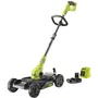 Ryobi Tondeuse 3-en-1 18V ONE+ RY18LMC30A-120 avec batterie 2 Ah et chargeur - Tondeuse, coupe-bordures et dresse-bordures, coupe 30 cm, tube télescopique