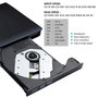 CoreParts Lecteur externe DVD RW pour DVD+R et DVD-R, USB 3.0, Noir