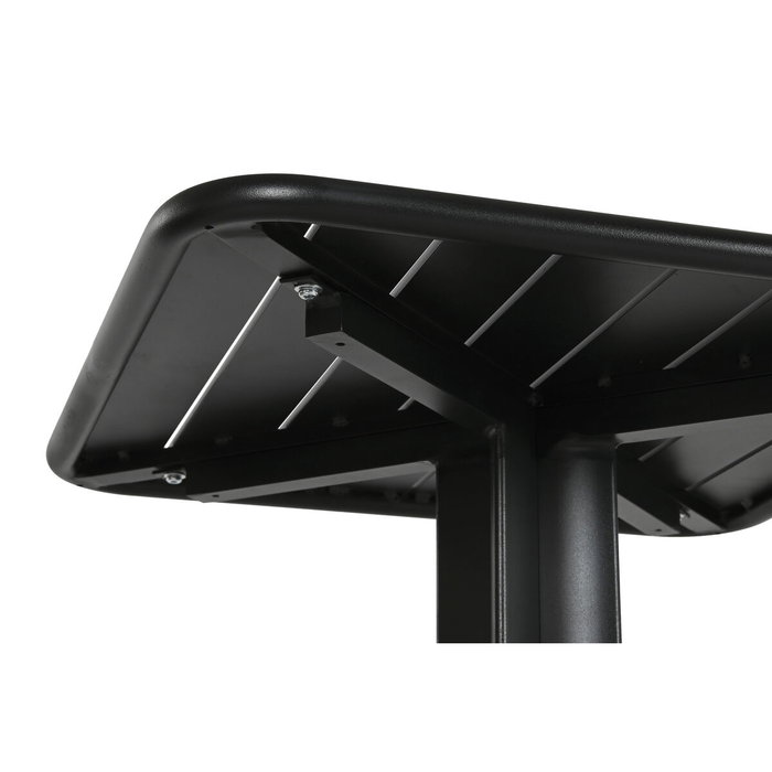 Ensemble Table + 2 Chaises Home ESPRIT Noir Métal polypropylène 60 x 60 x 102 cm