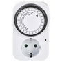 Silver Programateur Analogique 24 Heures 3600W IP20 250V 16A 50Hz