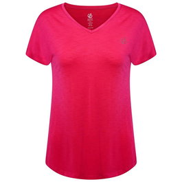 T-shirt à manches courtes femme Dare 2b DWT566-3BK Rose foncé (S)