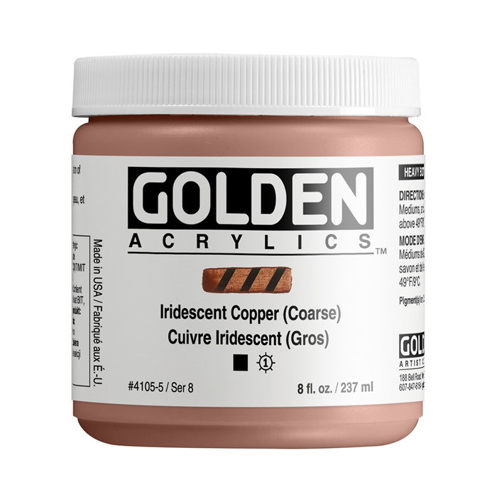 Golden Peinture Acrylique Heavy Body Iridiscente Cuivre 237 ml Golden Peinture Acrylique Heavy Body Iridiscente Cuivre 237 ml