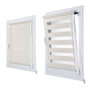 Store à enrouleur Stor Planet Clip&Fix Night&Day Beige 120 x 180 cm