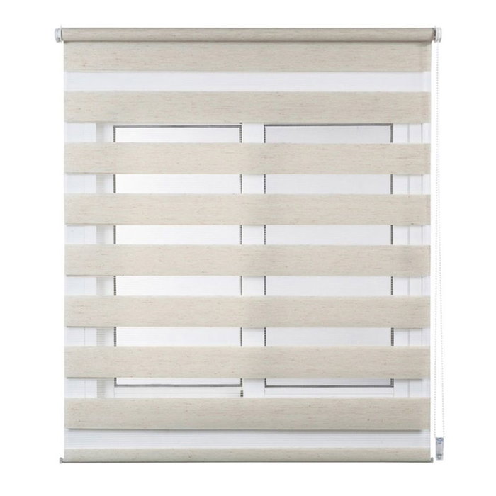 Store à enrouleur Stor Planet Clip&Fix Night&Day Beige 120 x 180 cm