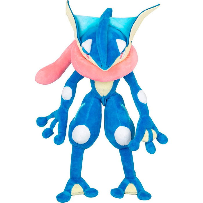 JAZWARES Peluche Greninja Pokémon 30 cm - Figurine en peluche officielle