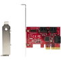 StarTech.com Carte Contrôleur PCIe SATA 6 Ports 6Gb/s - Réf. 6P6G - Carte SATA