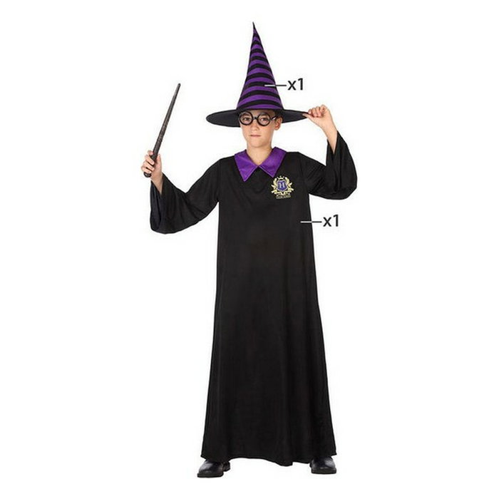 BigBuy Carnival Déguisement Étudiant Mage pour Enfant Unisexe, 3-4 Ans BigBuy Carnival Déguisement Étudiant Mage pour Enfant Unisexe, 3-4 Ans