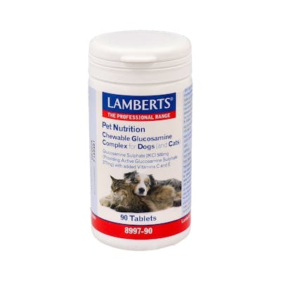 Lamberts Complexe Glucosamine Mastication Chiens et Chats 90 Comprimés 8997-90 Vet Lamberts Complexe Glucosamine Mastication Chiens et Chats 90 Comprimés 8997-90 Vet