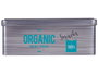 KINVARA Bote Hojalata Rectangular Organic Snacks Gris