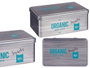 KINVARA Bote Hojalata Rectangular Organic Snacks Gris